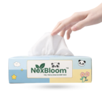 NexBloom Premium Face Tissues – 100 Pulls ( Pack Of 1/One )