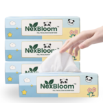 NexBloom Premium Face Tissues – 100 Pulls ( Pack Of 4/four )