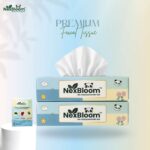 NexBloom Premium Face Tissues – 100 Pulls ( Pack Of 2/Two )
