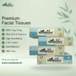 NexBloom Premium Face Tissues – 100 Pulls ( Pack Of 4/four ) - Image 3