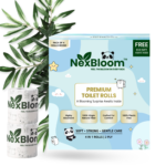 NexBloom Premium Toilet Rolls – Pack of 4 - One Box
