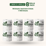 NexBloom Premium Toilet Rolls – Pack of 4 - Two Box - Image 2